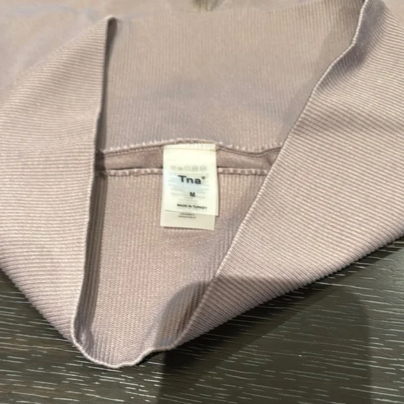 TNA High-Waisted Ribbed Shorts - Picture 6 of 6